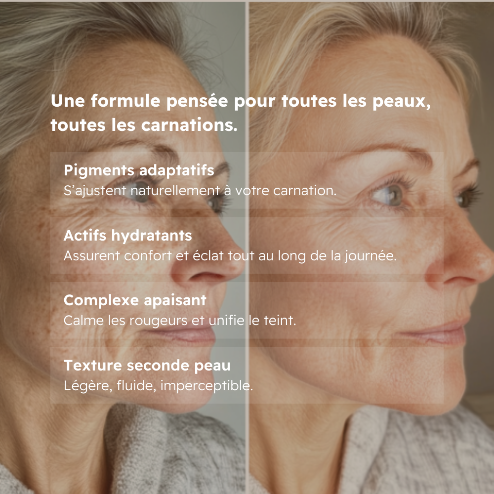 Votre peau mature mérite son fond de teint